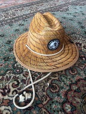 NWOT Kids Straw Sun Hat in Tan- 3-6 years